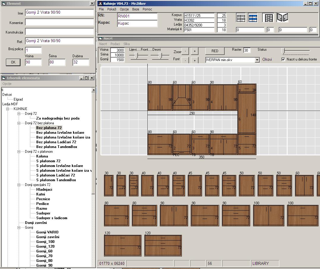 mr. diker program za izradu kuhinje